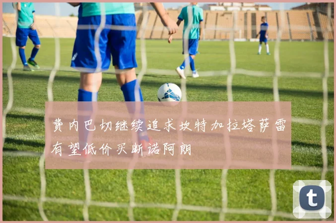 费内巴切继续追求坎特加拉塔萨雷有望低价买断诺阿朗